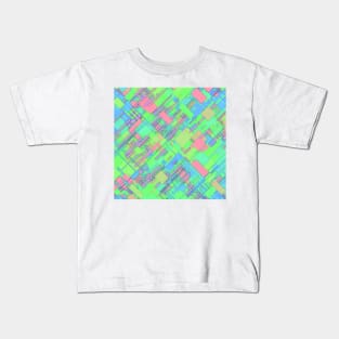 Pastel Abstract Pattern Kids T-Shirt